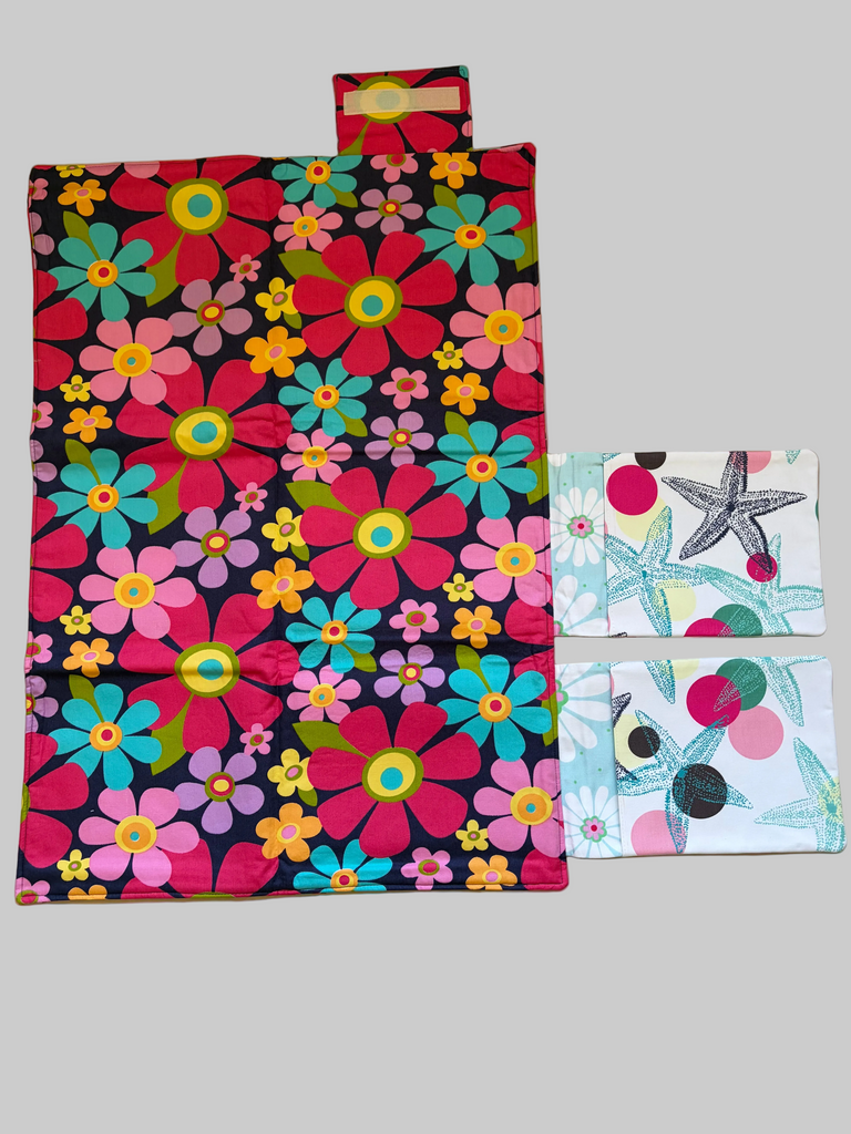 My Stork Story Diaper Clutch and Changing Mat set