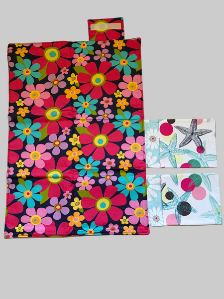 My Stork Story Diaper Clutch and Changing Mat set