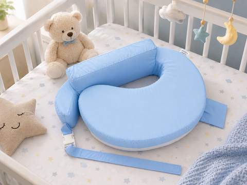 Comfeed Pillows By Nina Feeding and Nursing Pillow - Baby blue