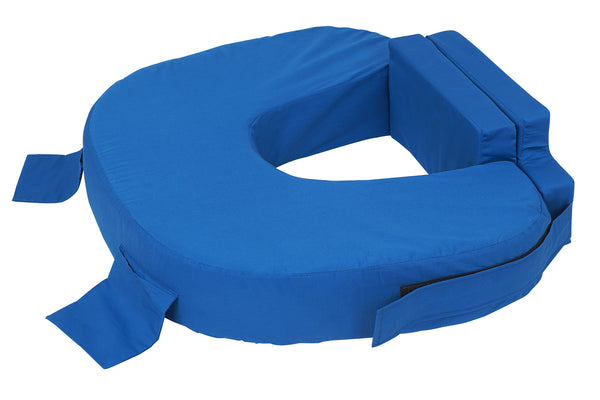 Comfeed By Nina Large Or Twins Feeding Pillow With Back Support & Silent Release Buckle - Royal Blue